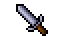 Graphical icon of a broadsword.