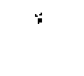 Animated graphic of a ghost in the form of floating, white rags.