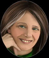 Hi-res portrait of a smiling woman with medium brown hair.