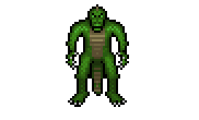 Animation of a green lizard as is appears in Ultima Underworld