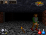 PS1 version, dropped torch, room lit