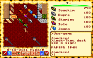 Reading a runic sign in Ultima VI