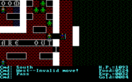 Orcs behind the "Mc Donnals" counter, Ultima II