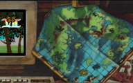 The map as seen in the Ultima VII introduction