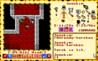 Lighting a torch in Ultima VI