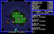 Skiff and frigate in Ultima V