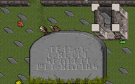A tombstone in Ultima VII