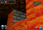 PS1: In the tower of courage, the level 5 exit route is not hidden behind a lavafall