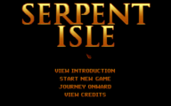The original title screen before installing the expansion