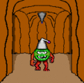 A gremlin (Ultima V, caves)