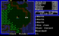 Using the carpet in Ultima V