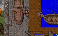 Clint's shipwright shop in Ultima VII