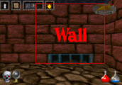 UW1 PS1 version does stretch decals on diagonal walls.