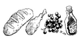 illustration of food, seen on page 9