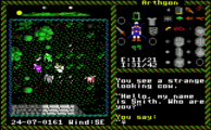 Conversing with Smith the "strange-looking cow" in Ultima VI