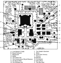 Map of Britain in Ultima VI