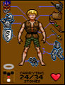 Screenshot of Spark paper doll in Ultima VII.