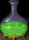 Ultima Underworld animated pixel art of a flask of bubbling green solution.