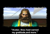 Almric on a boat, in the PSX-port of Ultima Underworld