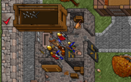 Caltrops found in a forge in Ultima VII