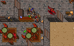 Screenshot of the gargoyle tavern