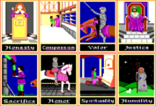Cards as seen in Ultima IV
