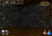 Ultima Underworld (PSX) screenshot: a dire ghost