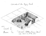 Ultima IX Concept Art for the Catacombs of the Angry Dead