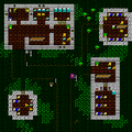 Tile map of East Britanny in Ultima V