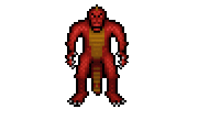 Animation of a red lizard as is appears in Ultima Underworld