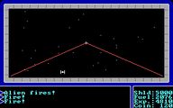 Ultima I features enemy ships that appear to be TIE fighters from the Star Wars films