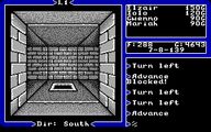 Screenshot from Ultima V in a 3D dungeon.