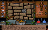 Screenshot, including the player interface, of a plaque on a wall. The message scroll reveals the text on the plaque: Plant the seed of the Silver Sapling and a new Sapling will spring forth. In return for this gift of life, thou shalt be granted a new life thyself, when this one doth end.