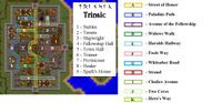 Roadplan of Trinsic in Ultima VII